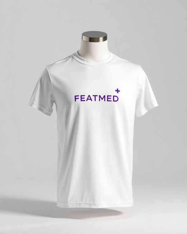 Camiseta FEATMED Dry-Fit Branca